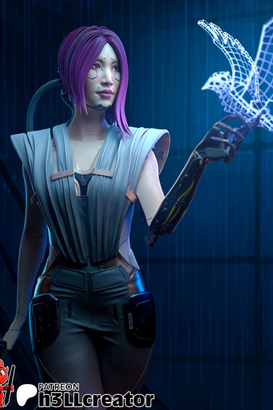 Songbird STL - Cyberpunk