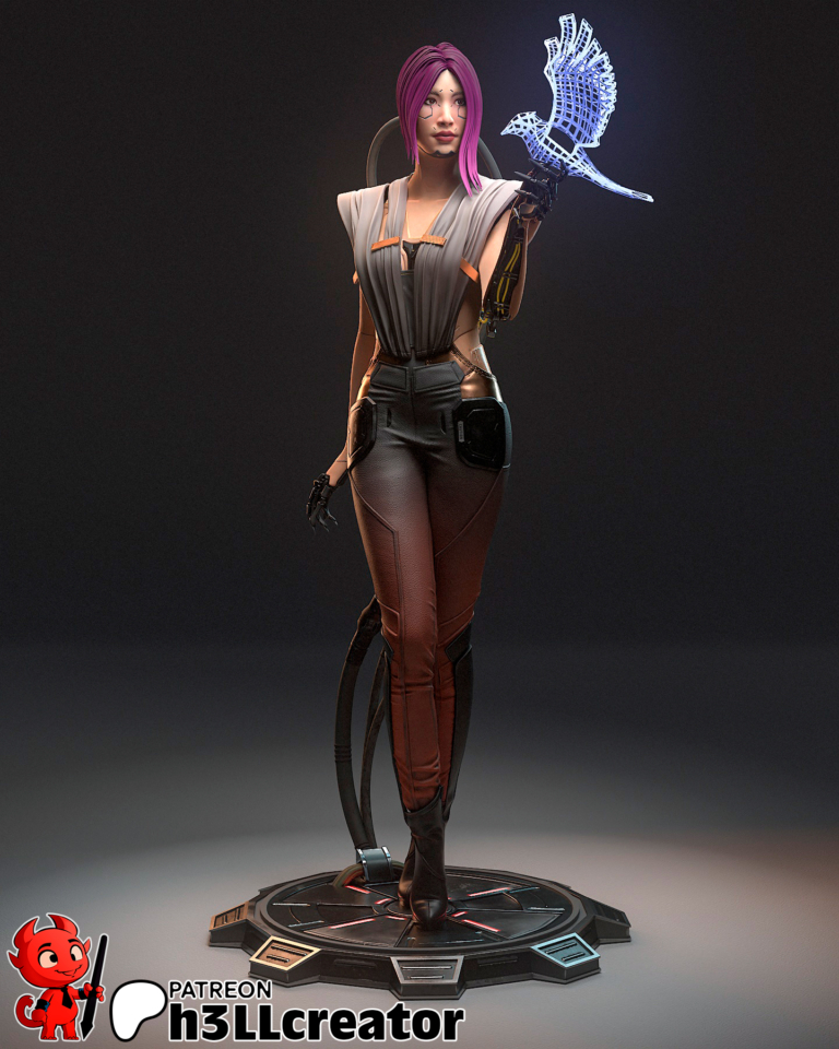 Songbird STL - Cyberpunk