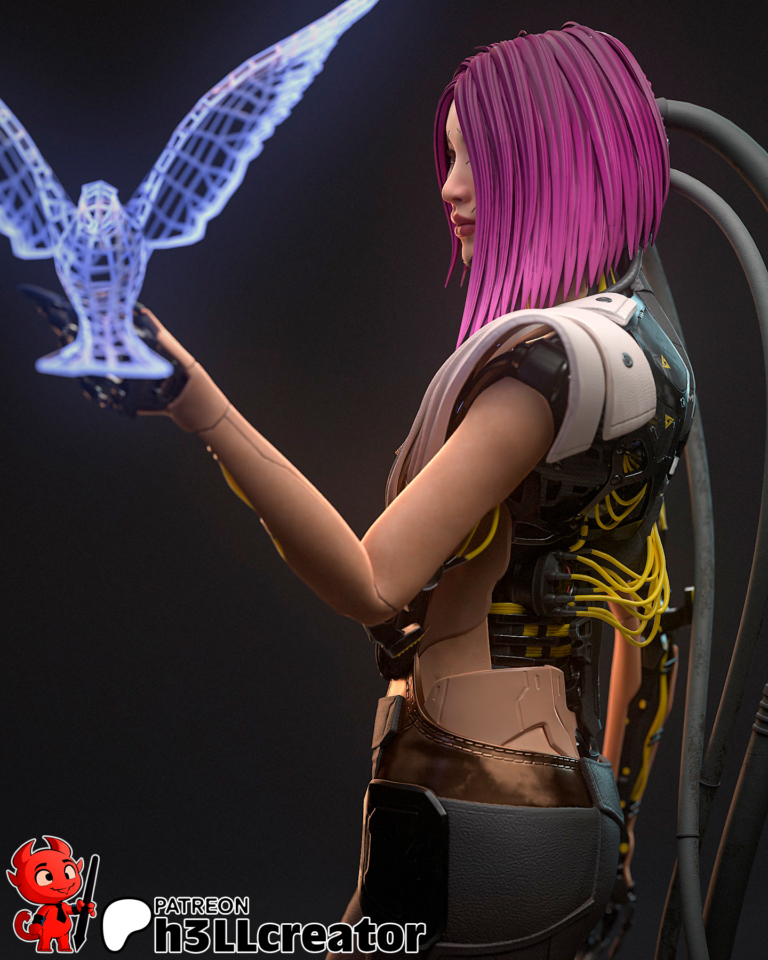 Songbird STL - Cyberpunk