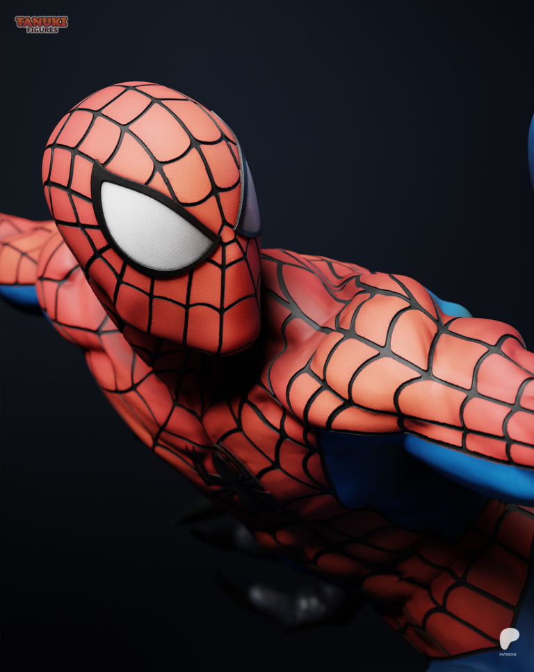 Spiderman vs Venom STL Diorama - Marvel