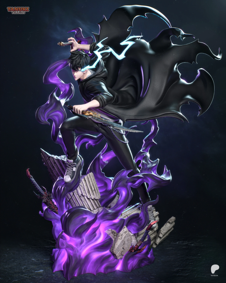 Sung Jinwoo STL 6 + Bust - Solo Leveling