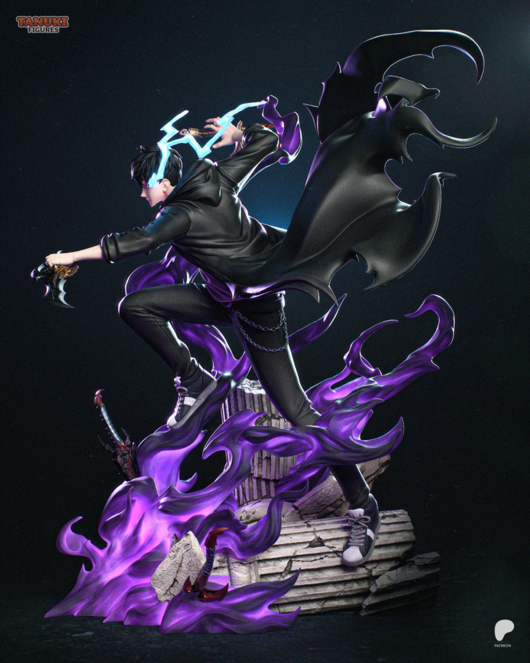 Sung Jinwoo STL 6 + Bust - Solo Leveling