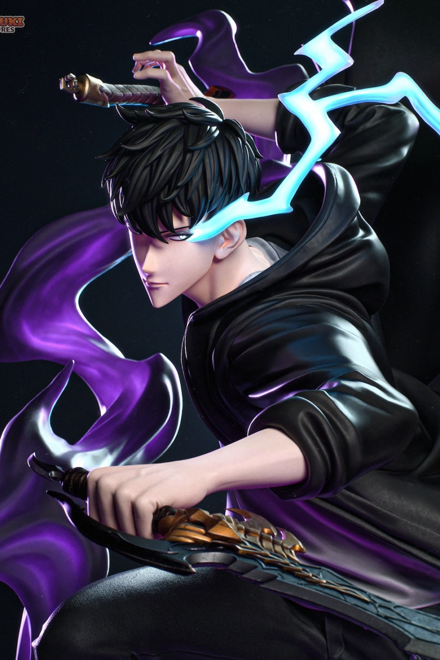 Sung Jinwoo STL 6 + Bust - Solo Leveling