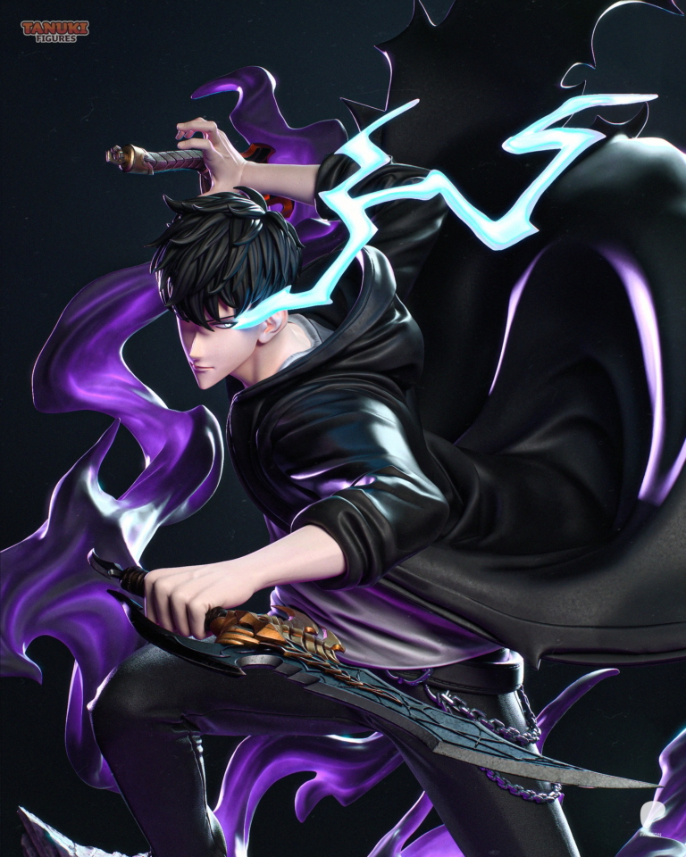 Sung Jinwoo STL 6 + Bust - Solo Leveling
