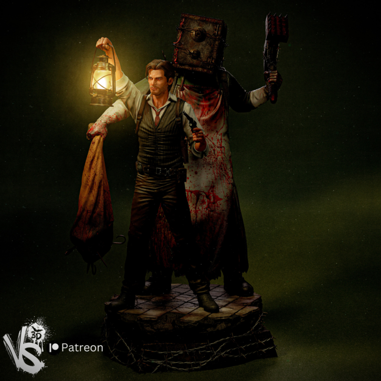 Sebastian Castellanos x The Keeper - The Evil Within STL