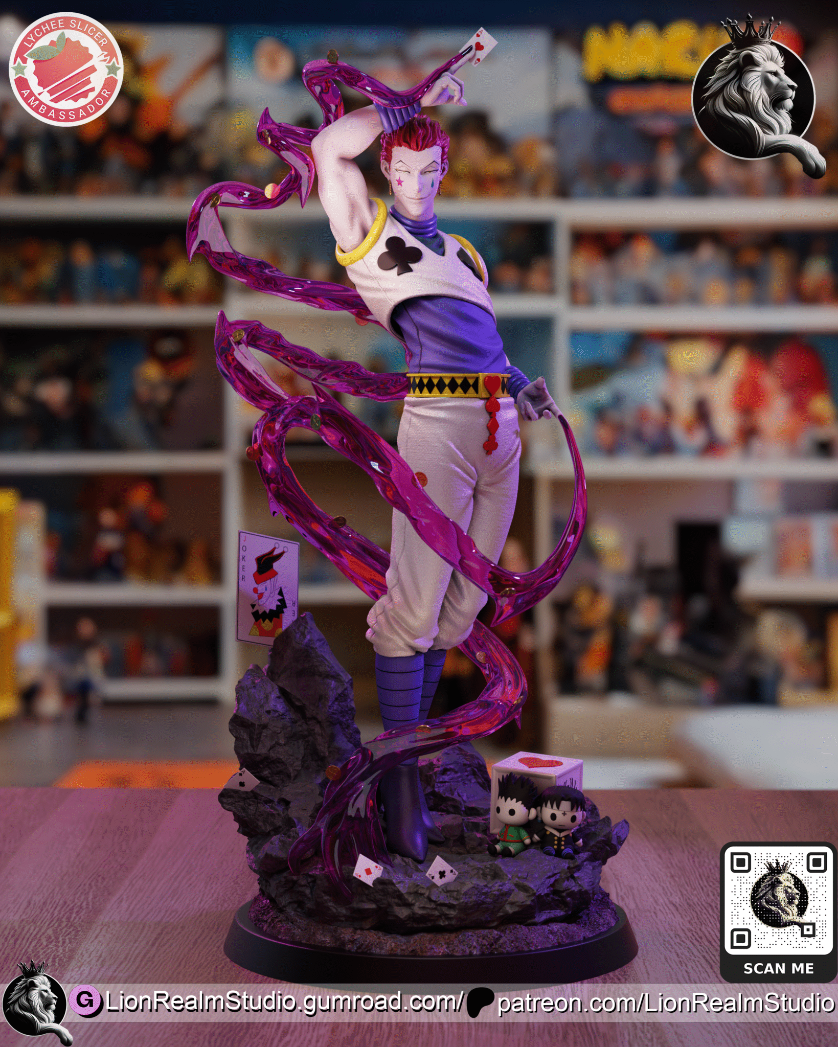 Hisoka Morow STL 2 - Hunter x Hunter