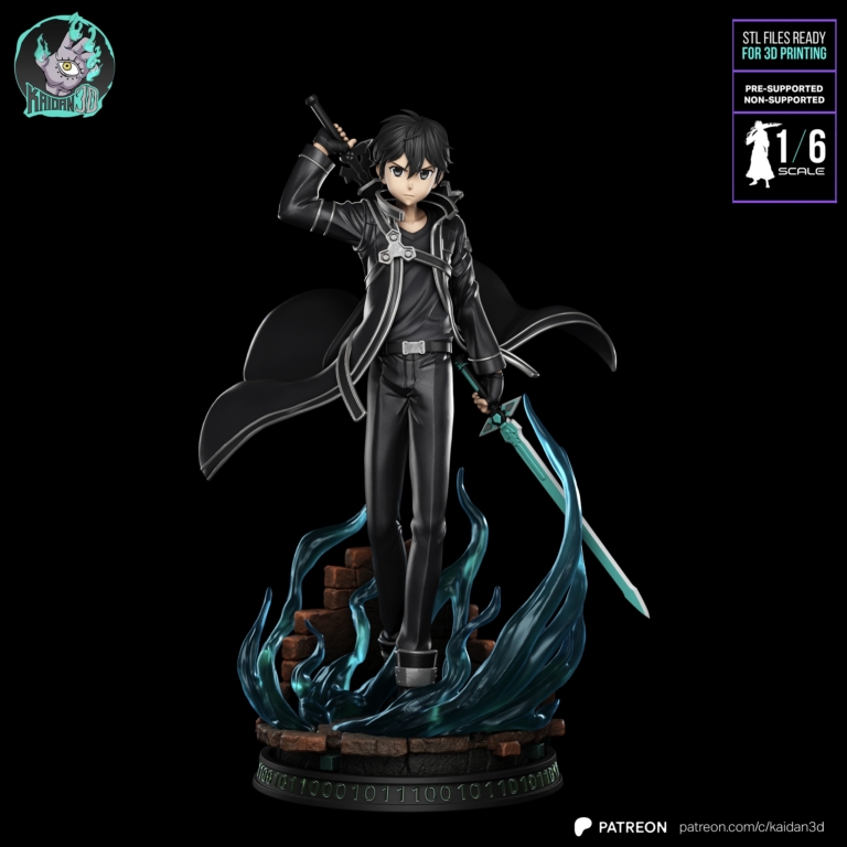 Kirito STL - Sword Art Online