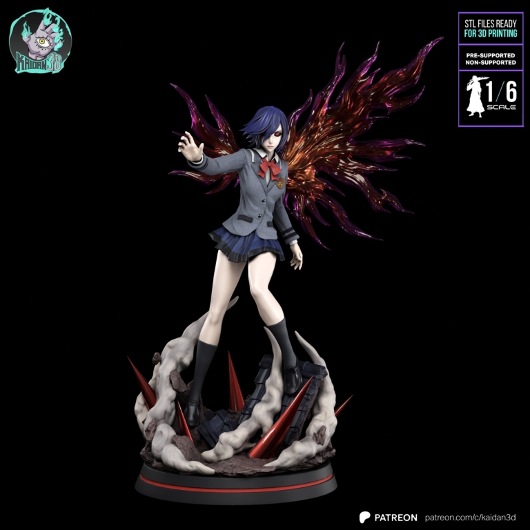Touka Kirishima STL - Tokyo Ghoul