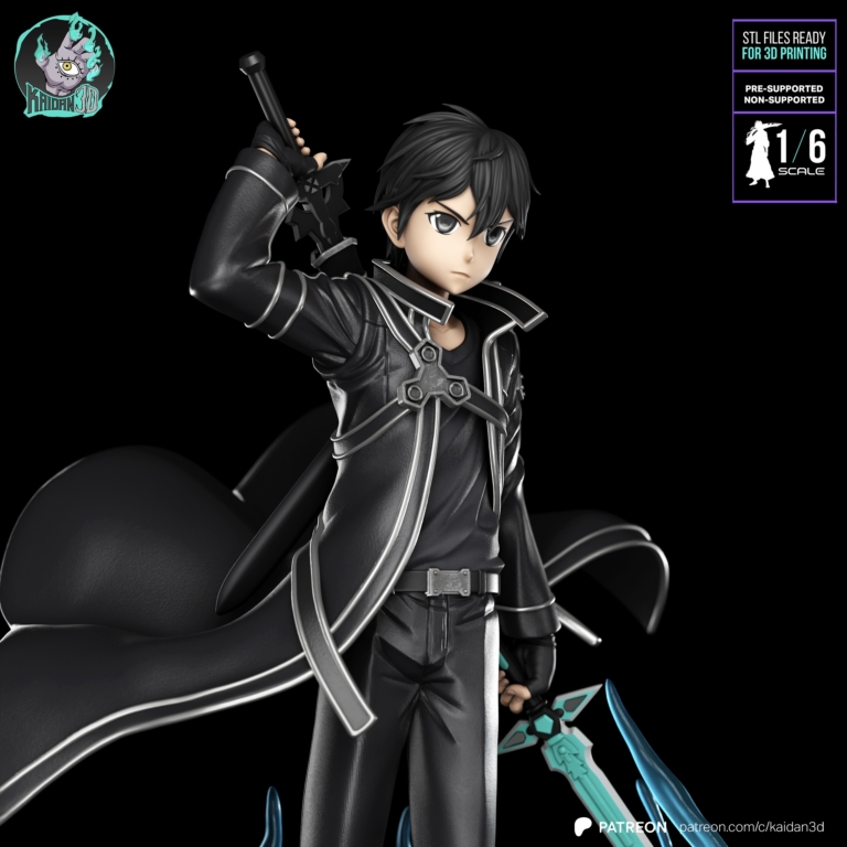 Kirito STL - Sword Art Online