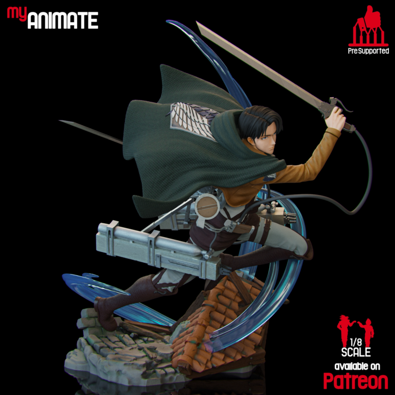 Levi Ackerman STL 2 - Shingeki no Kyojin