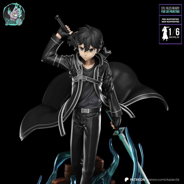 Kirito STL - Sword Art Online