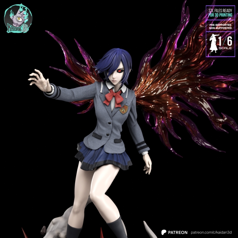 Touka Kirishima STL - Tokyo Ghoul