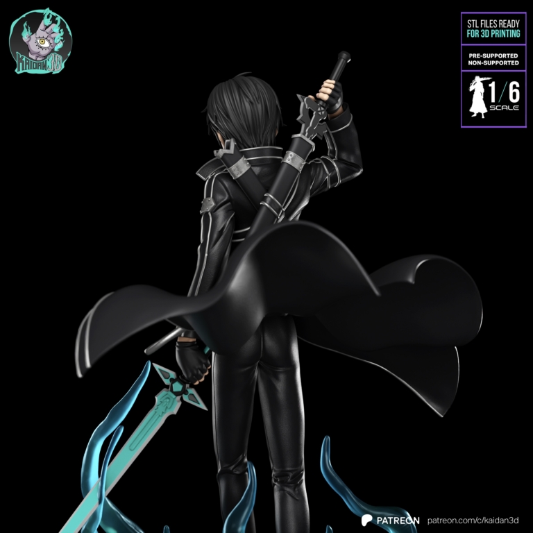 Kirito STL - Sword Art Online
