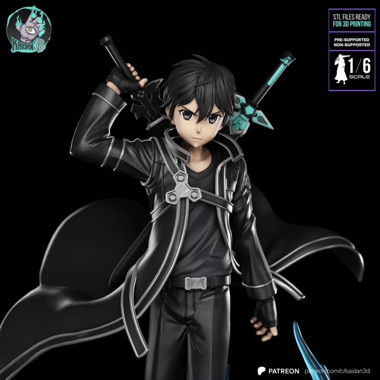 Kirito STL - Sword Art Online