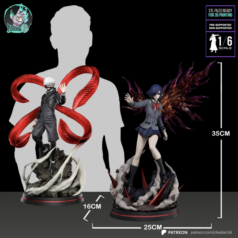 Touka Kirishima STL - Tokyo Ghoul