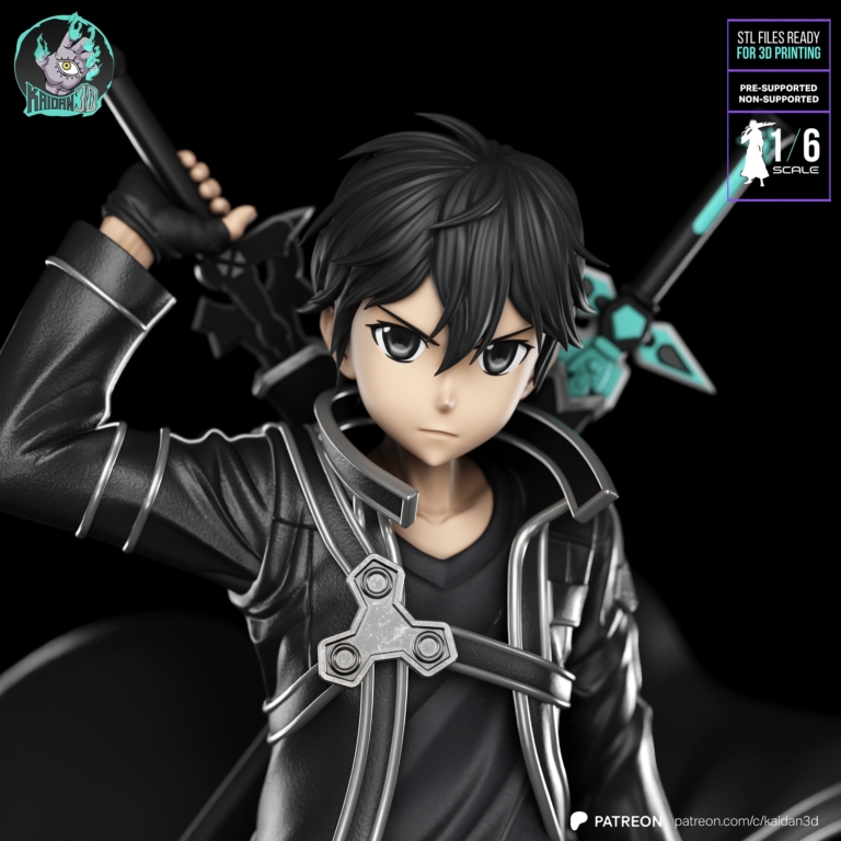 Kirito STL - Sword Art Online