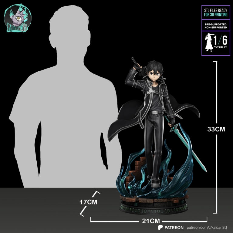 Kirito STL - Sword Art Online