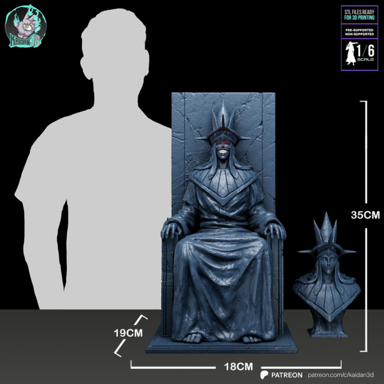Statue of God STL - Solo Leveling