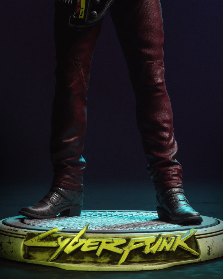 Johnny Silverhand STL + Extras - Cyberpunk