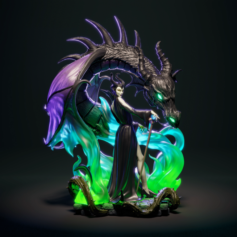 Maleficent STL Diorama - Fantasy