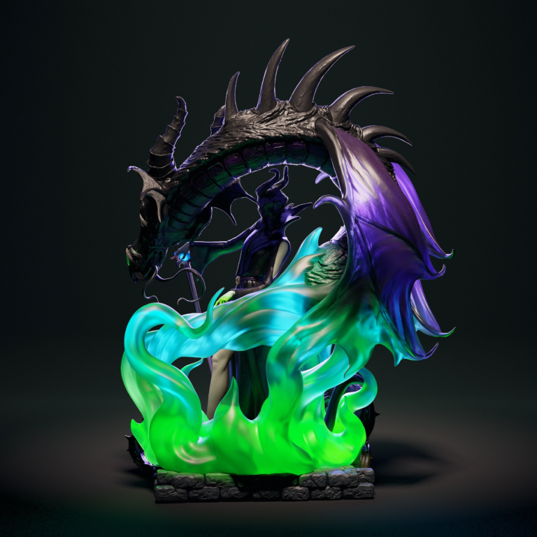 Maleficent STL Diorama - Fantasy