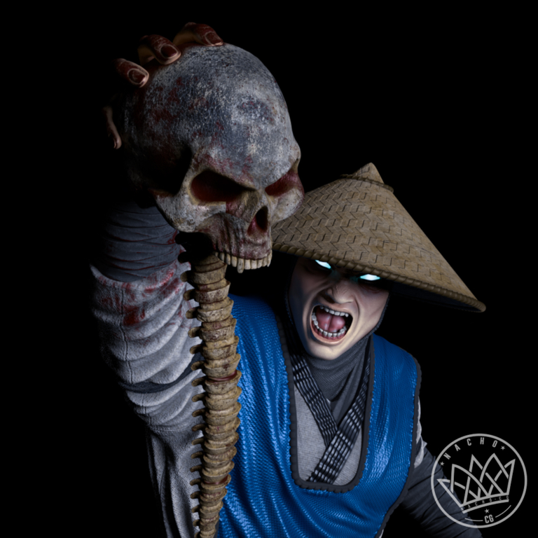 Raiden STL + Extras - Mortal Kombat
