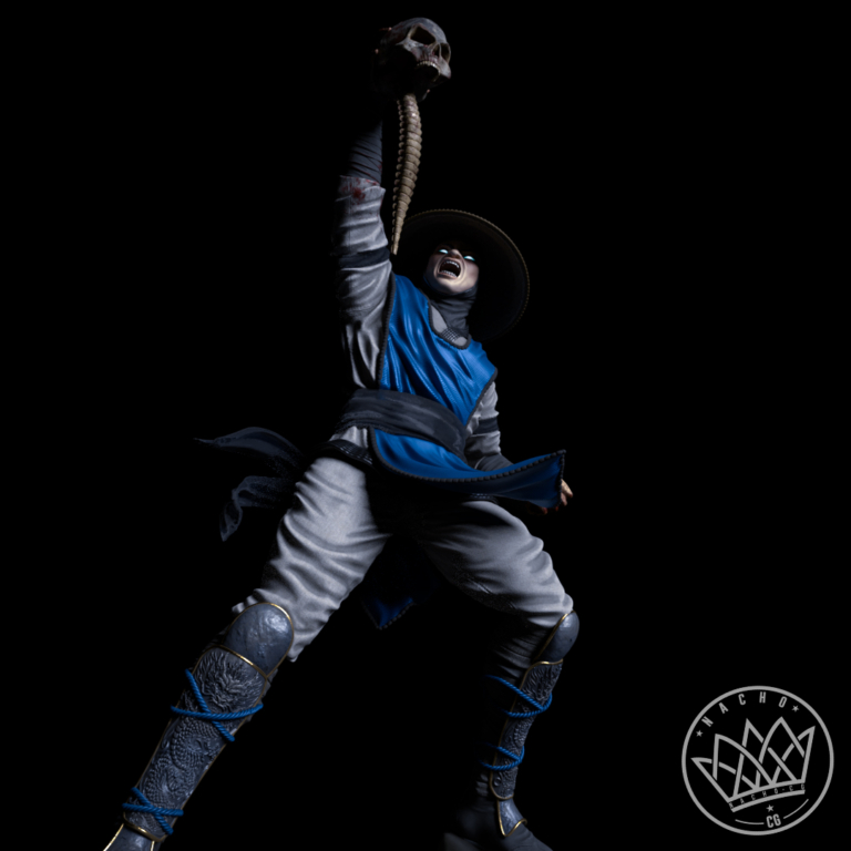 Raiden STL + Extras - Mortal Kombat
