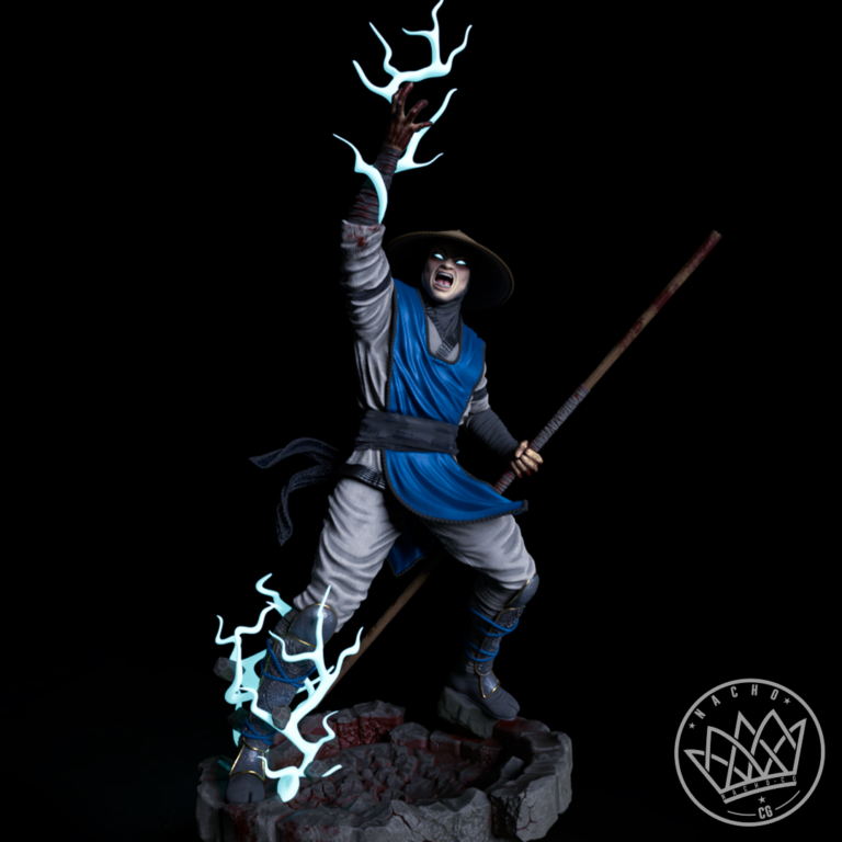 Raiden STL + Extras - Mortal Kombat