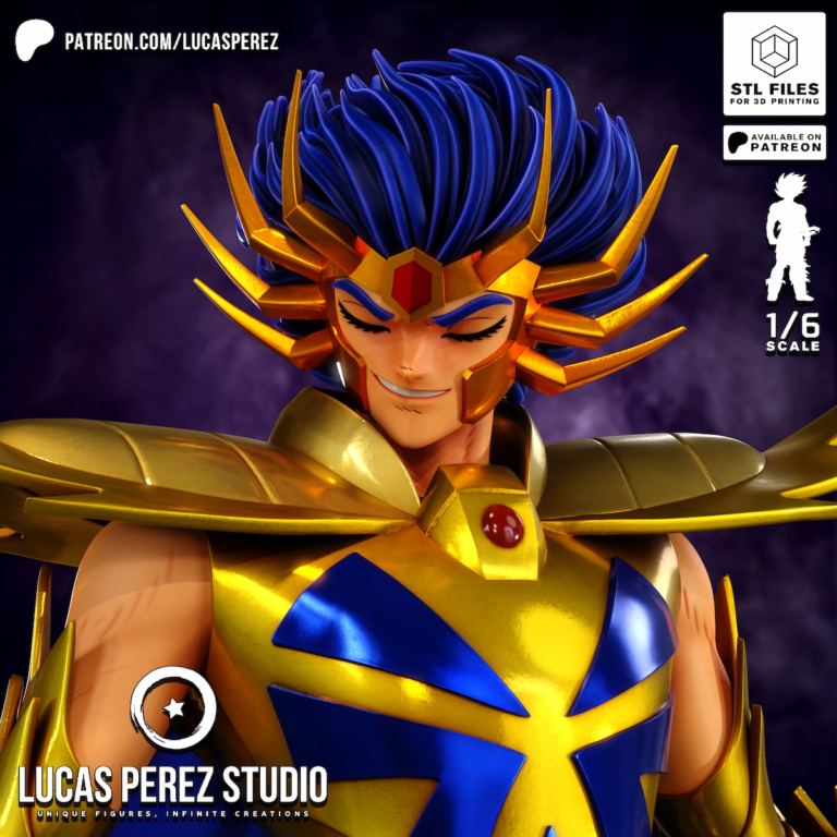 Cancer Deathmask STL - Saint Seiya