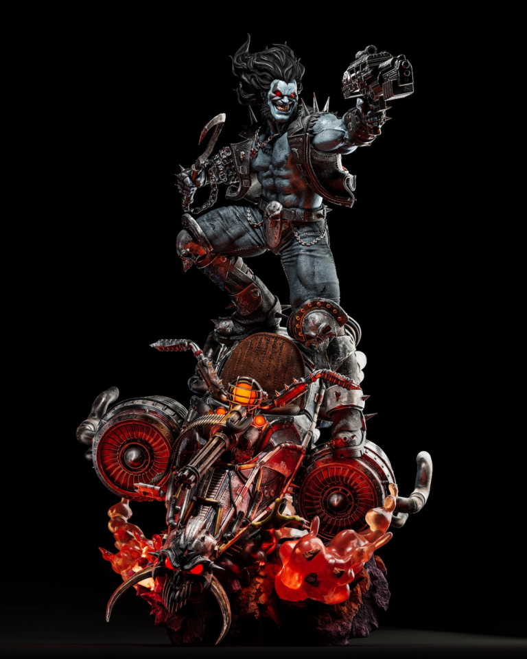 Lobo STL + Bust + Extras - DC