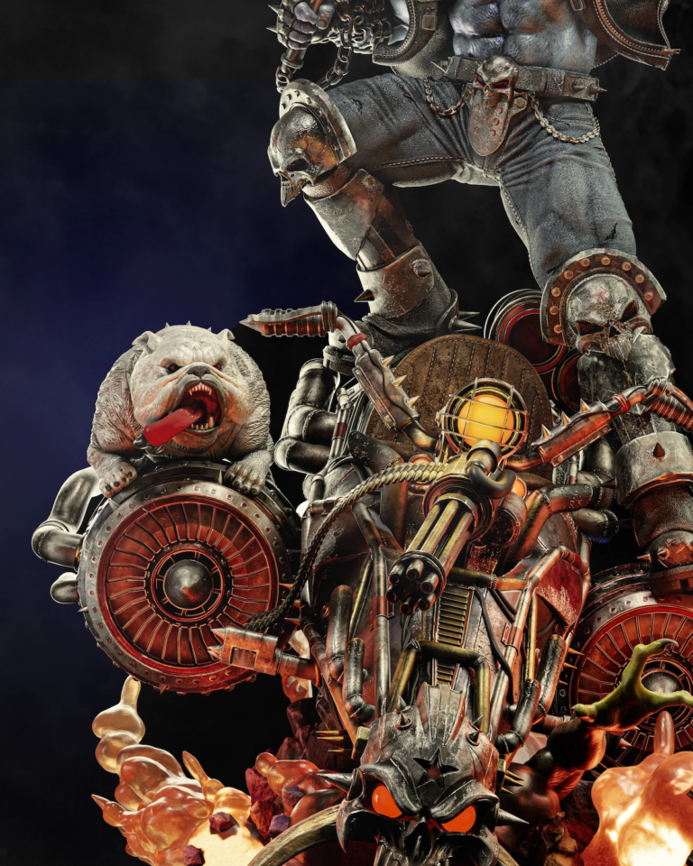 Lobo STL + Bust + Extras - DC