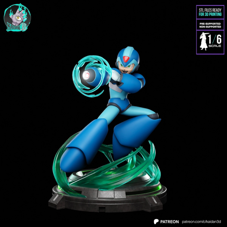 Mega Man X - Mega Man STL