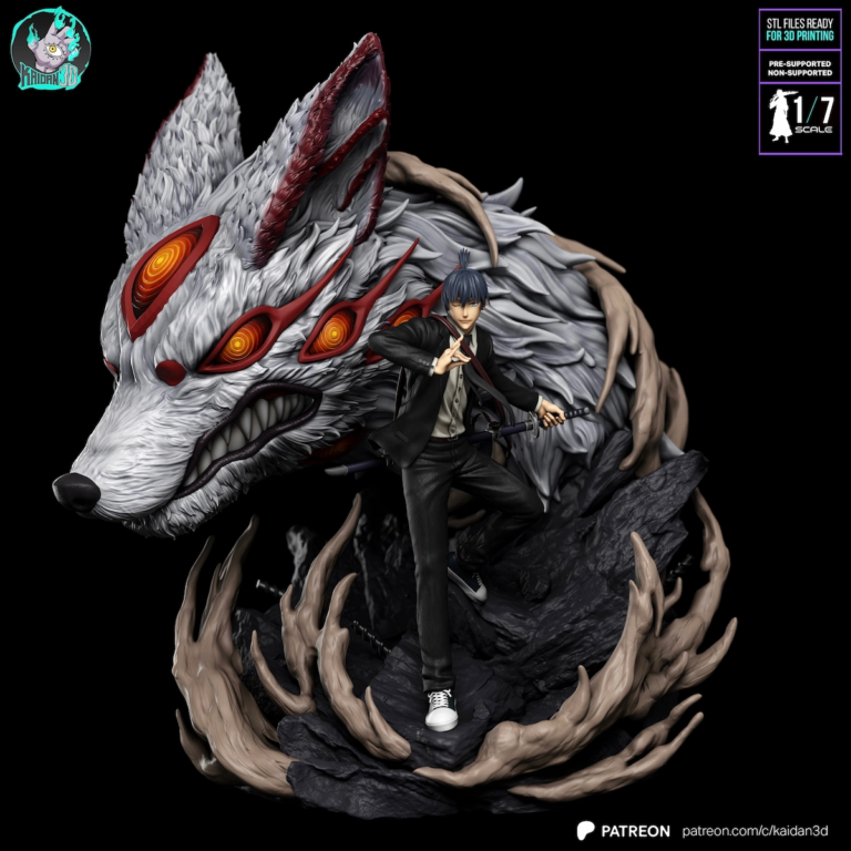 Aki Hayakawa STL & Fox Devil 2 - Chainsaw Man
