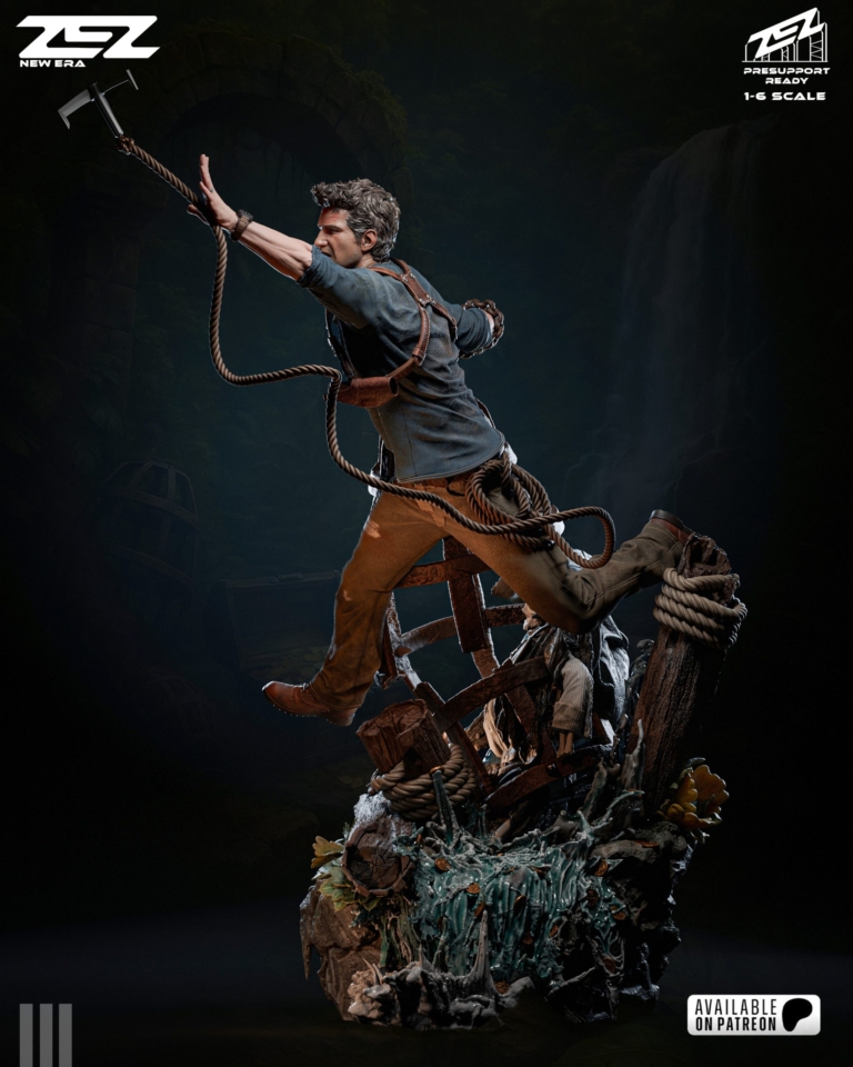 Nathan Drake STL + Bust - Uncharted