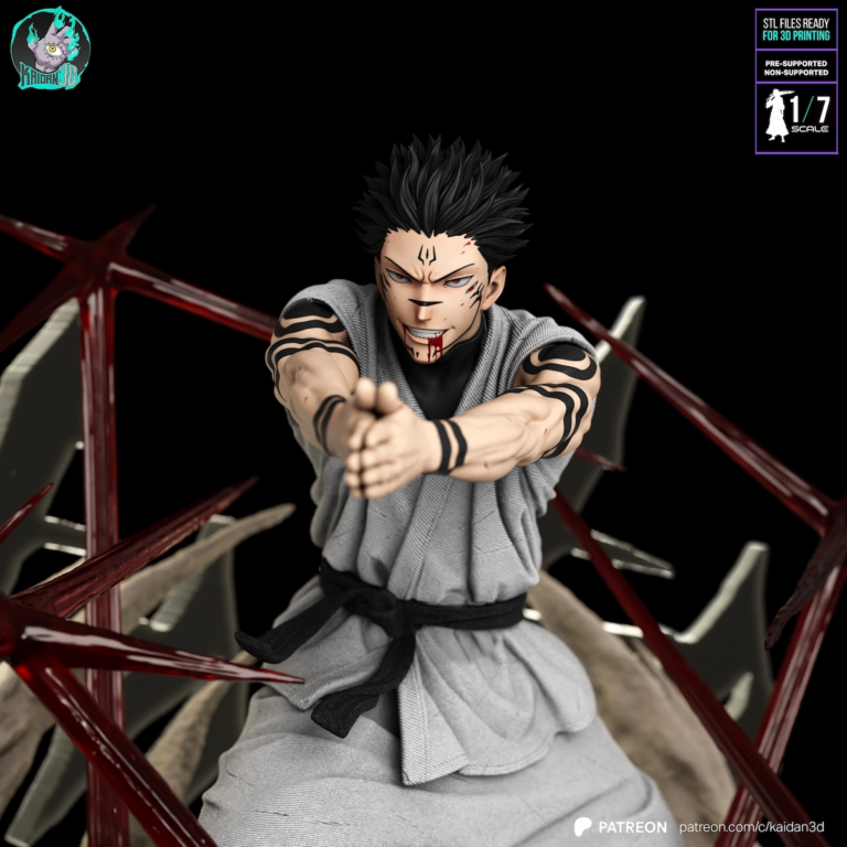 Gojo vs Sukuna STL Diorama - Jujutsu Kaisen