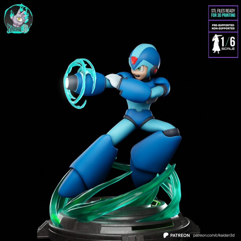 Mega Man X - Mega Man STL