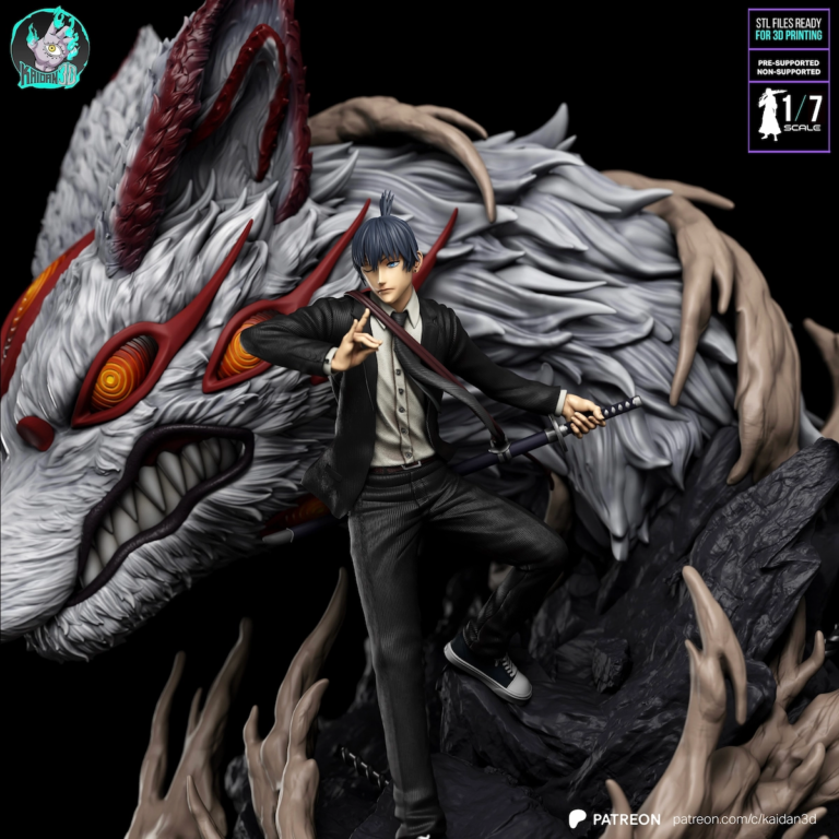Aki Hayakawa STL & Fox Devil 2 - Chainsaw Man