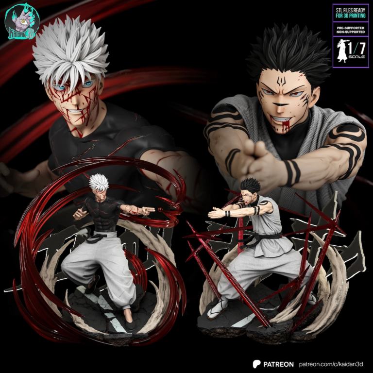 Gojo vs Sukuna STL Diorama - Jujutsu Kaisen