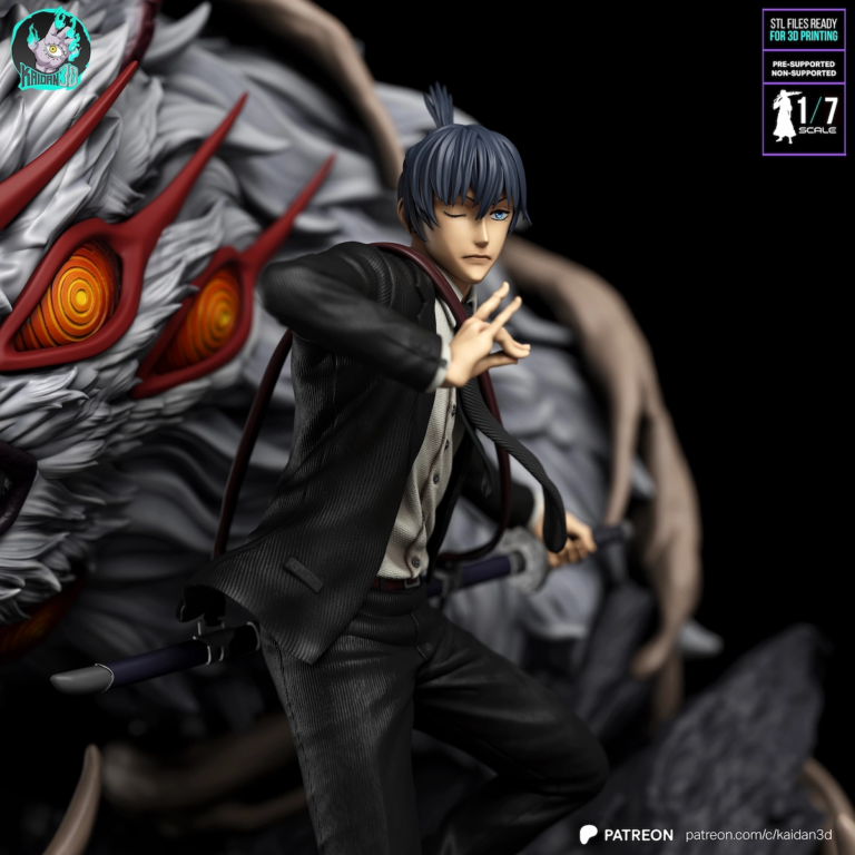 Aki Hayakawa STL & Fox Devil 2 - Chainsaw Man