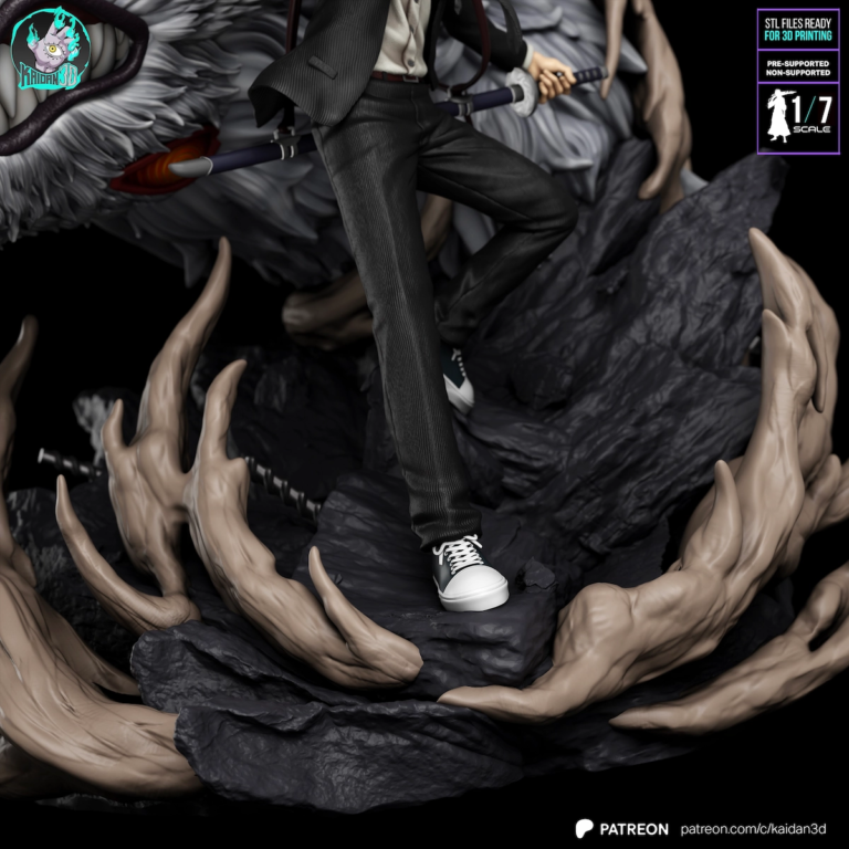 Aki Hayakawa STL & Fox Devil 2 - Chainsaw Man