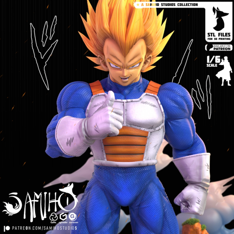 Vegeta STL SSJ2 - Dragon Ball