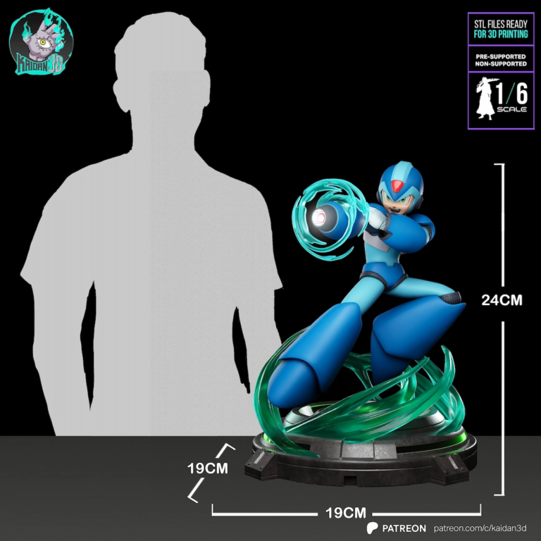 Mega Man X - Mega Man STL