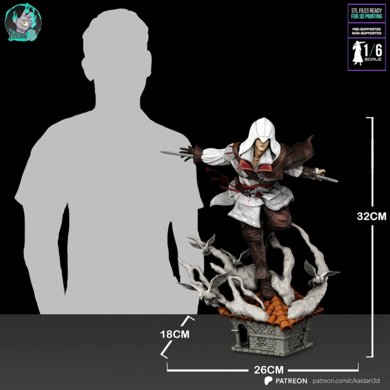 Ezio Auditore STL 4 - Assassin's Creed