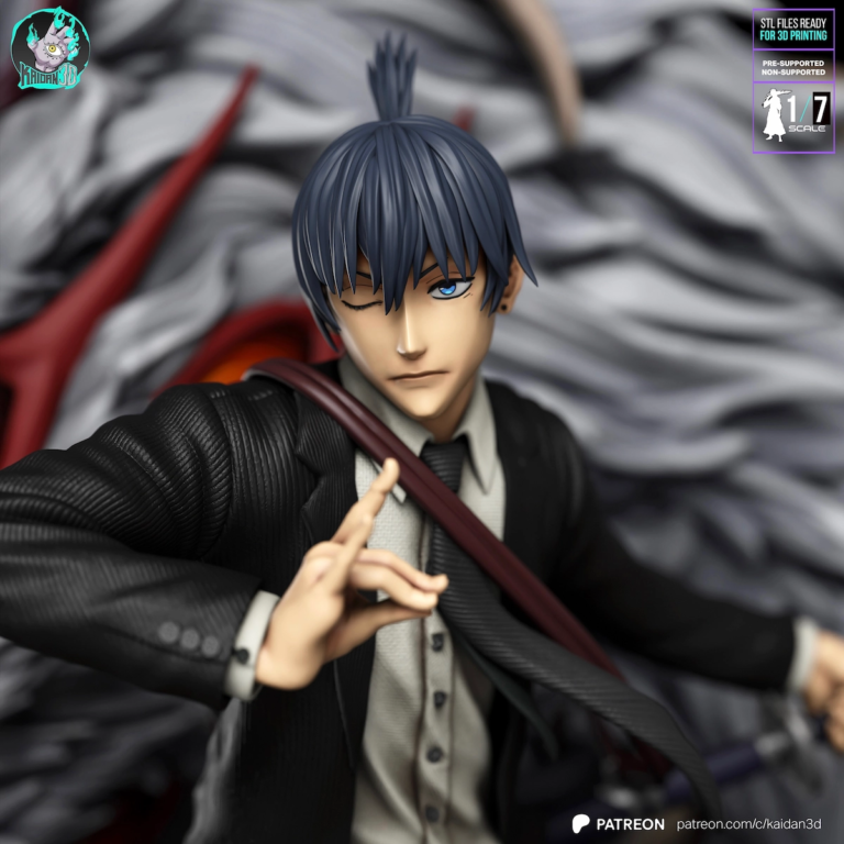 Aki Hayakawa STL & Fox Devil 2 - Chainsaw Man