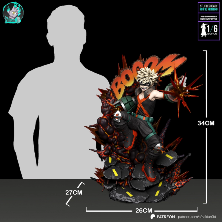 Katsuki Bakugo STL - My Hero Academia