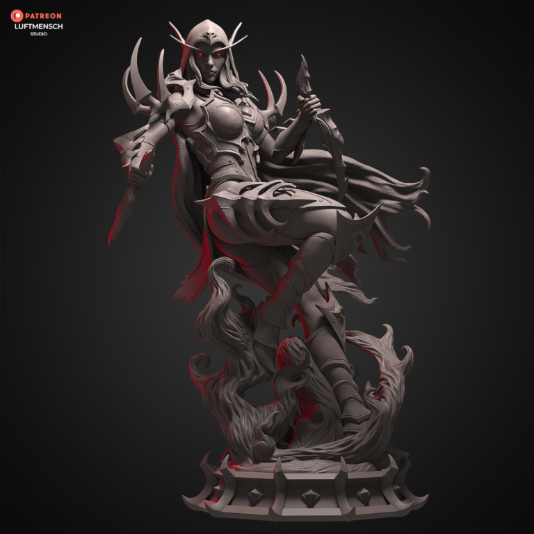 Sylvanas Windrunner STL Cover