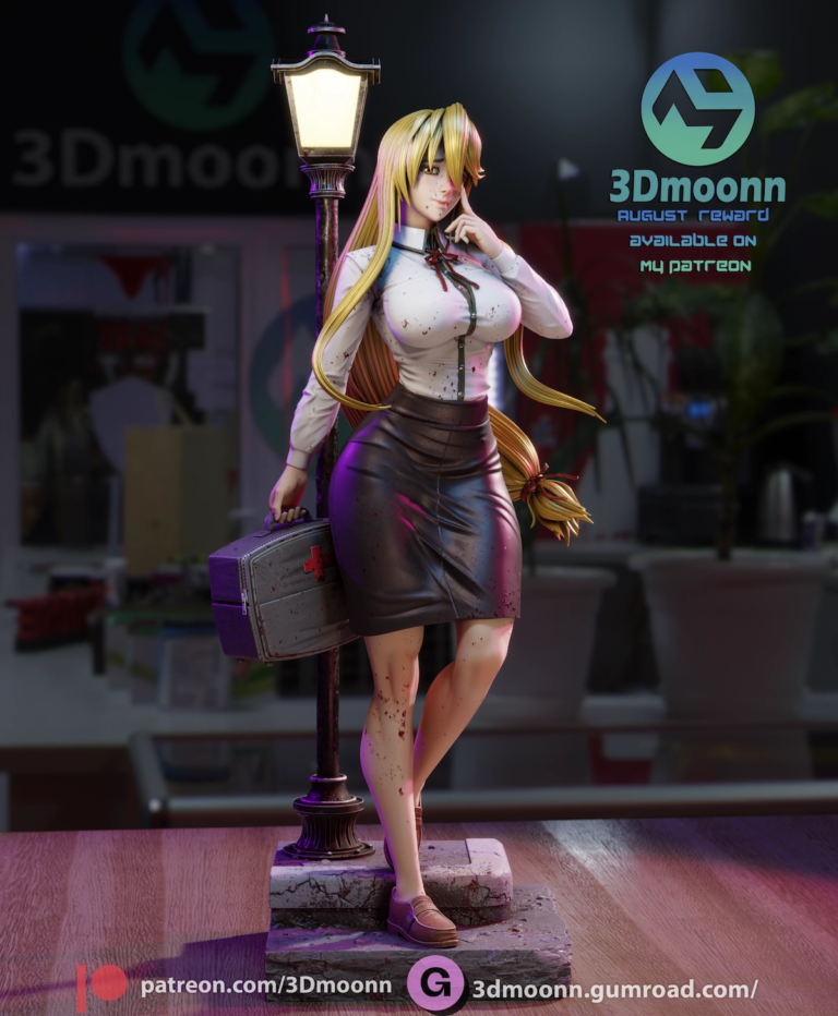 Shizuka Marikawa STL + NSFW - High School DxD