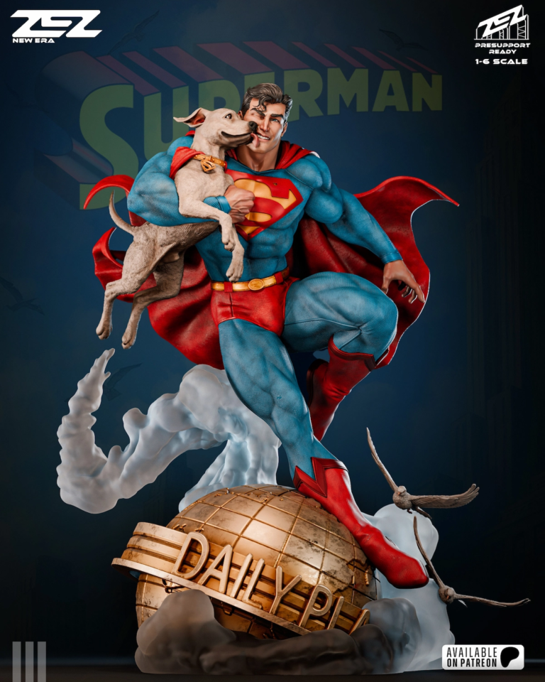 Superman STL & Krypto + Bust - DC