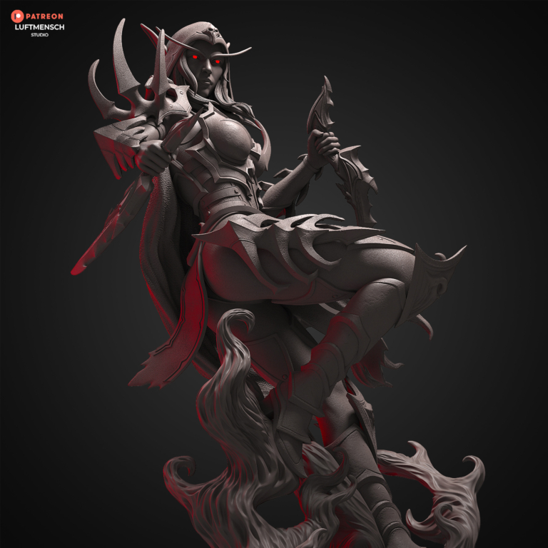 Sylvanas Windrunner STL 3 + NSFW - Warcraft