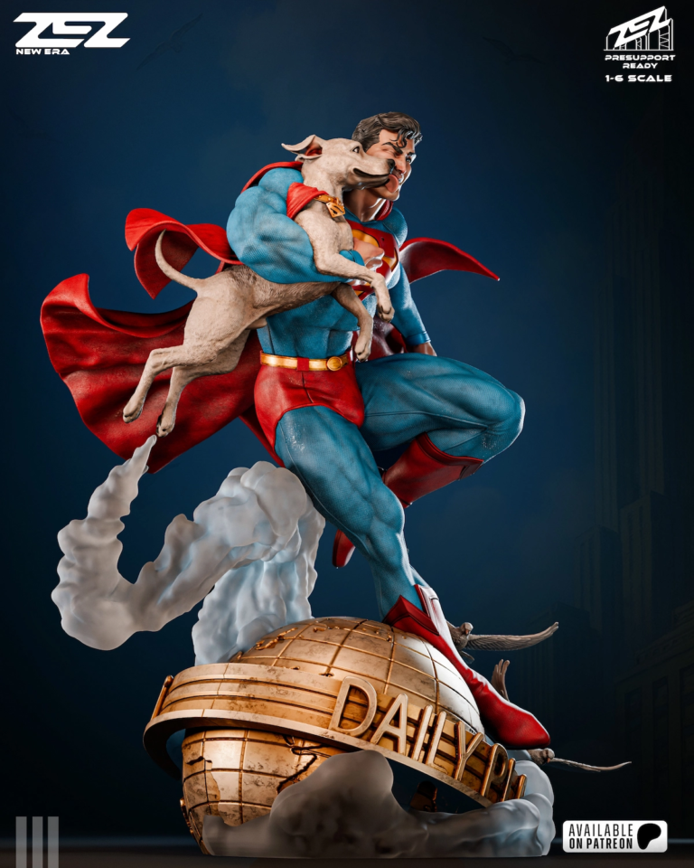 Superman STL & Krypto + Bust - DC